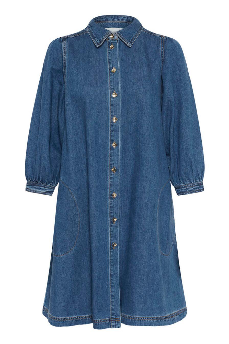 part two eleinar klänning dress denim 30313449