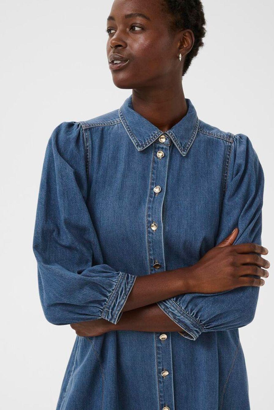 part two eleinar klänning dress denim 30313449