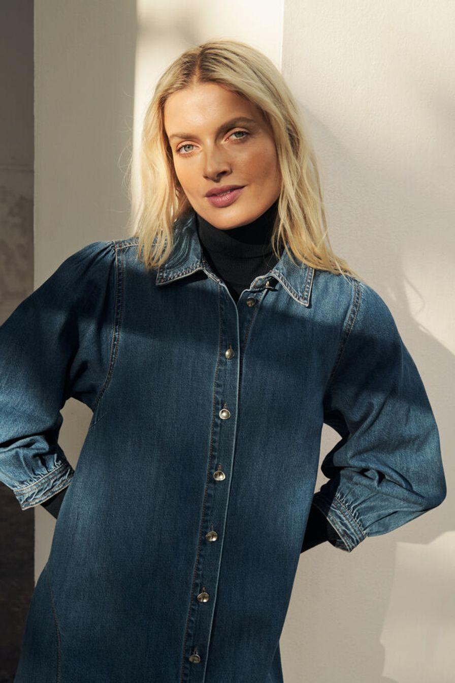 part two eleinar klänning dress denim 30313449