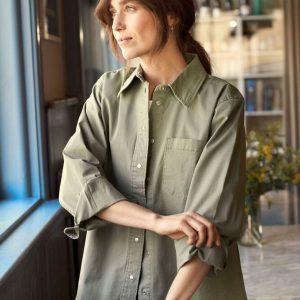 part two nayla jacket skjorta bomull knappar fram 30309758