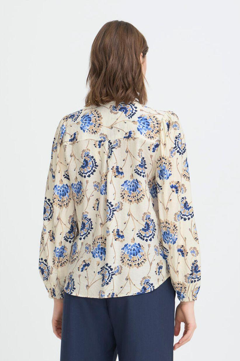 fransa kalia blus skjorta v-neck viskos 20617836