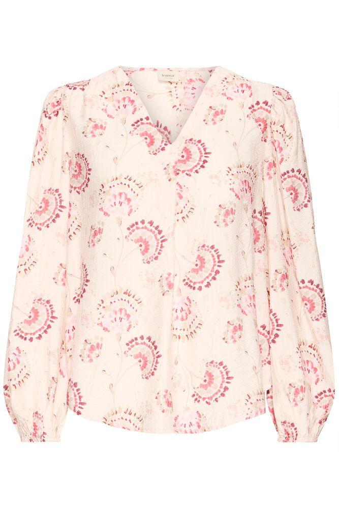 fransa kalia blus skjorta v-neck viskos 20617836