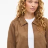 vila moody jacket fake mocca kort 14111834