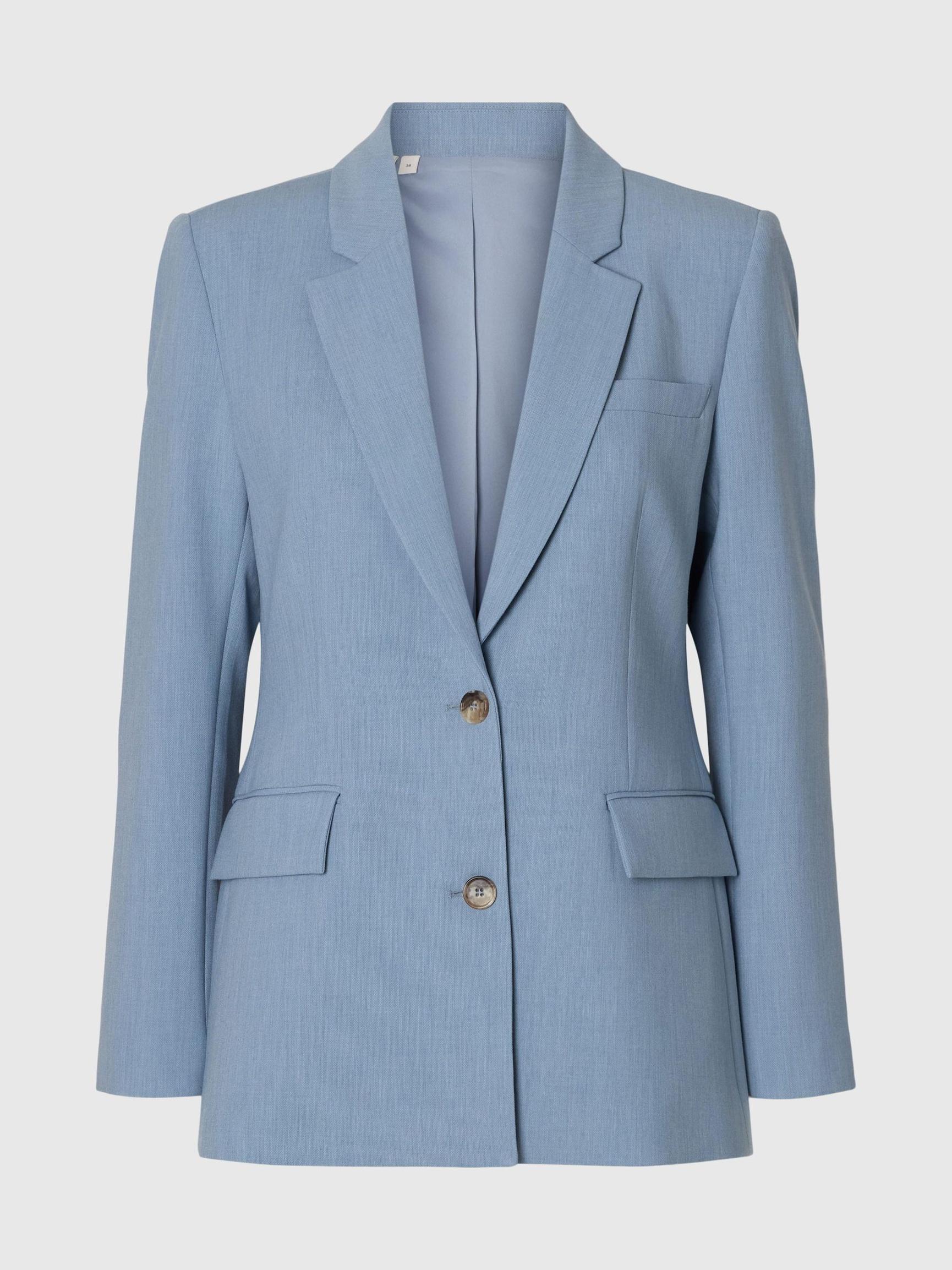 selected femme rita kavaj melange enkelknäppt 16094203