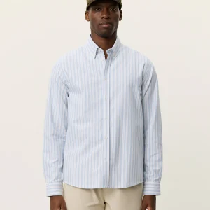 les deux kondrad skjorta randig oxford button down 1001316