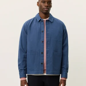 les deux leyton cotton overshirt bomull skjorta 1001719