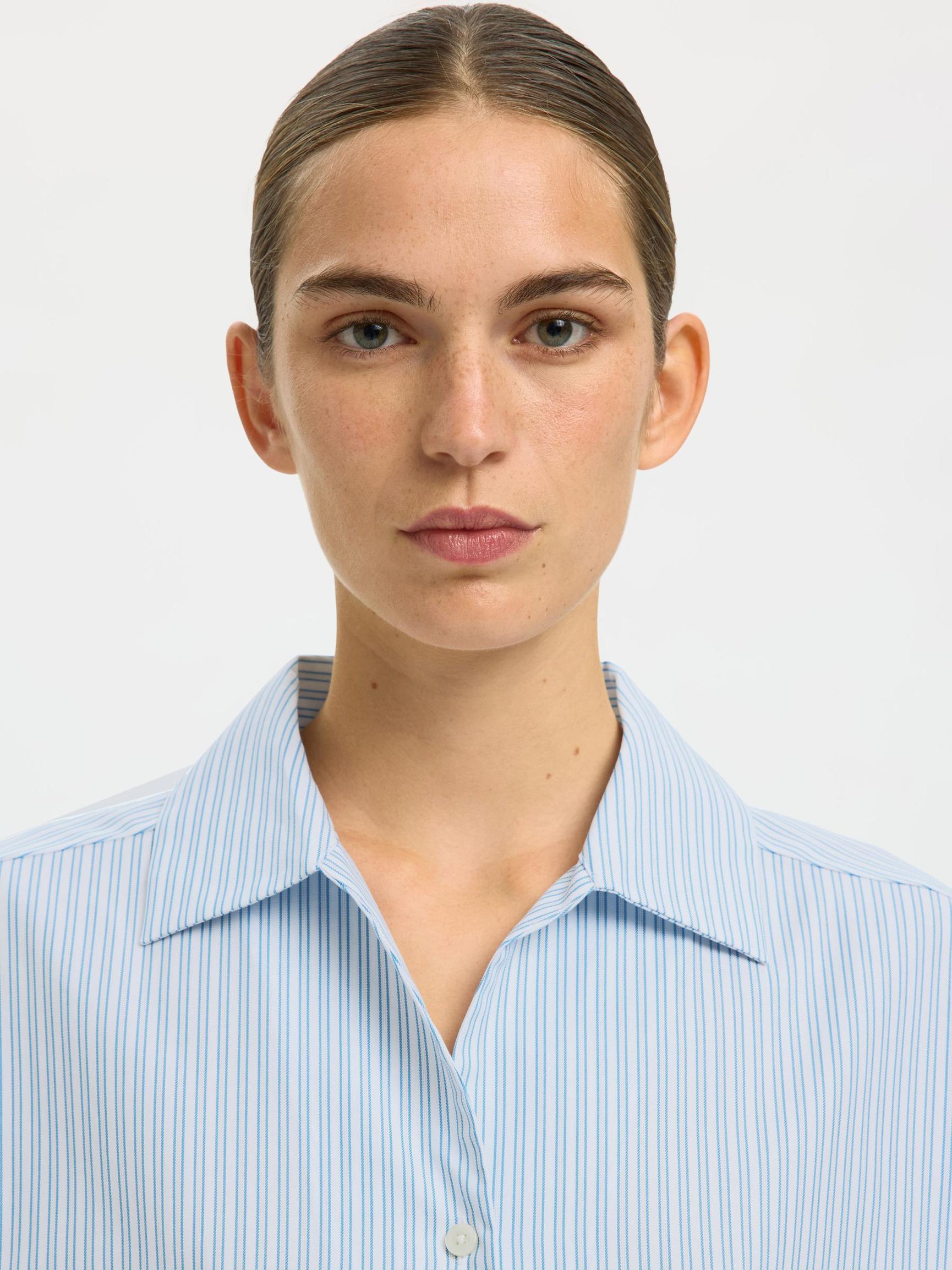 selected woman femme ester shirt skjorta boxy 16100618