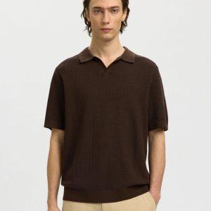 selected man mattis pike linen kortärm jonnykrage 16101575