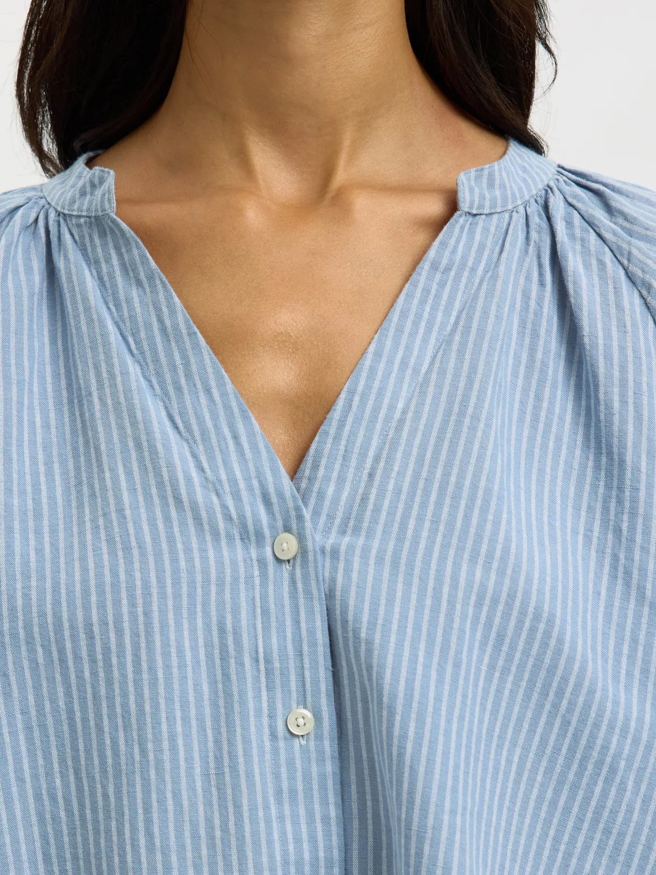 selected woman cleo alberta linen shirt 16099877