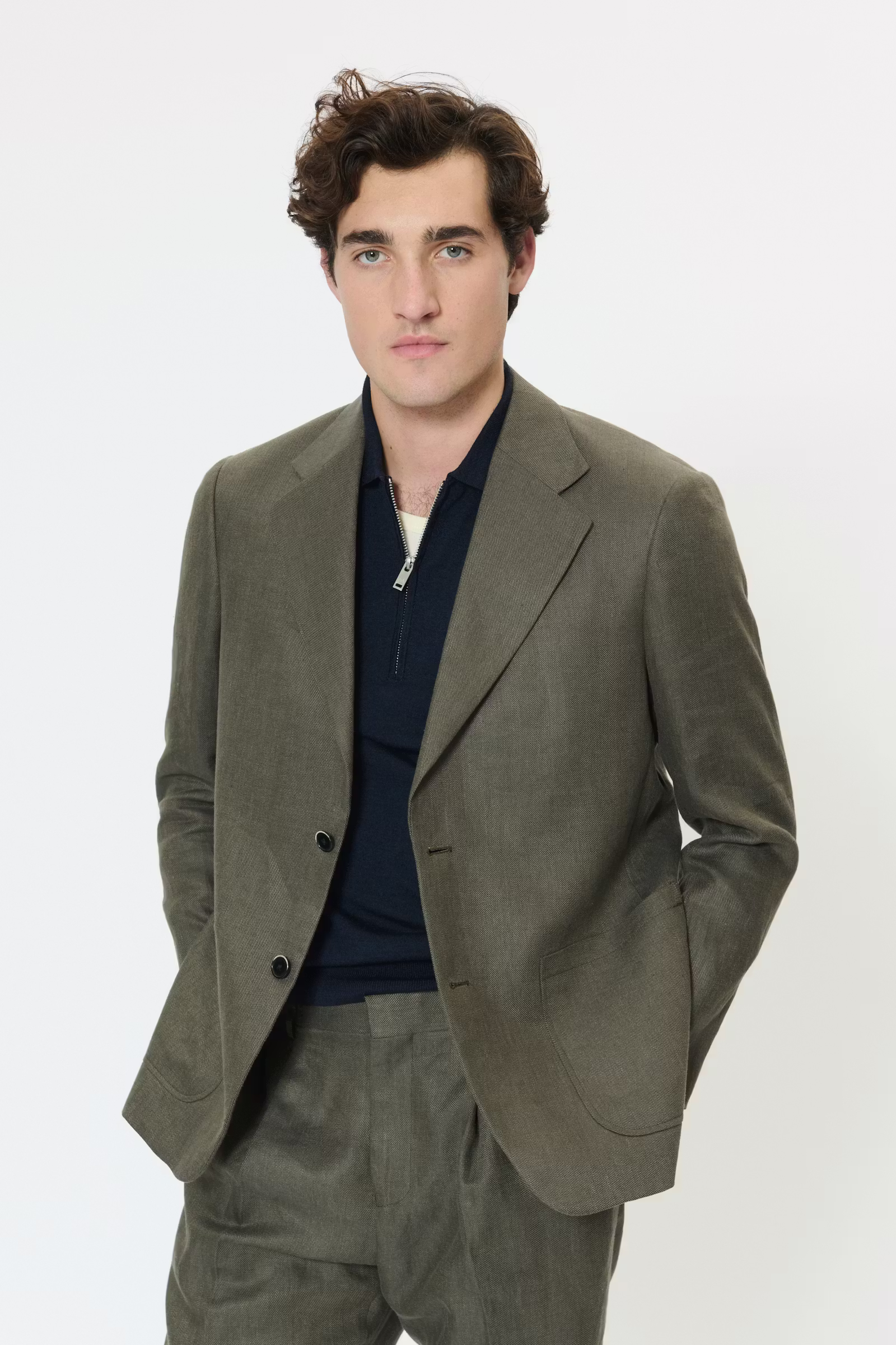 matinique colt jacket kavaj lin ledig 30209019