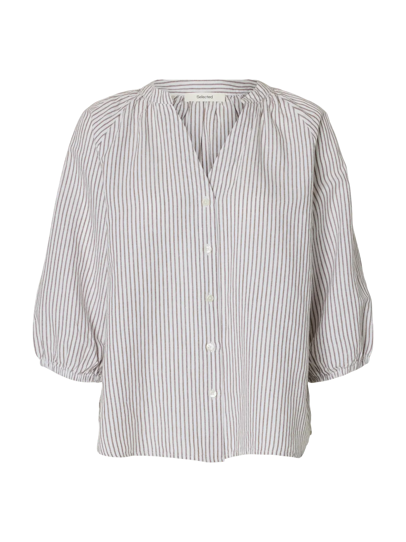selected woman cleo alberta linen shirt 16099877