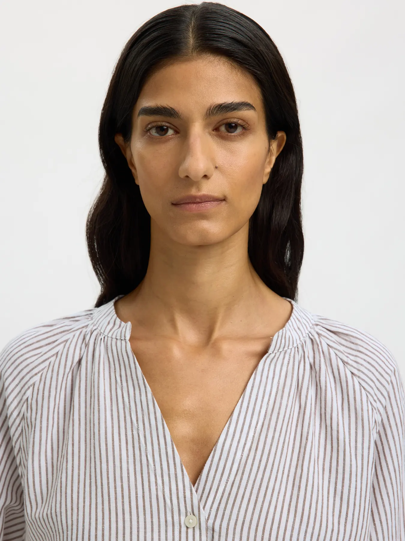 selected woman cleo alberta linen shirt 16099877