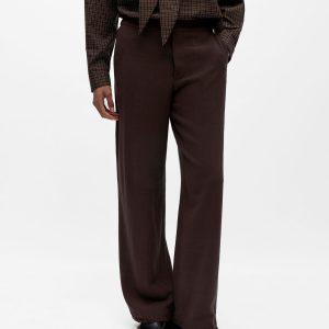 object aline wide byxa pant lin viskos resår 23040671