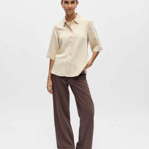 object frame skjorta denim tencel 23046164