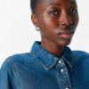object frame skjorta denim tencel 23046164