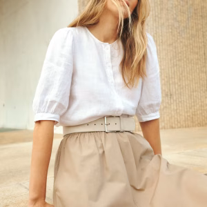 part two blus azra lin rundhals kortärm 30310416