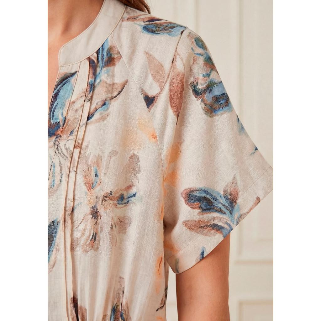 isay ane new dress klänning maxi blommor kortärm 57893