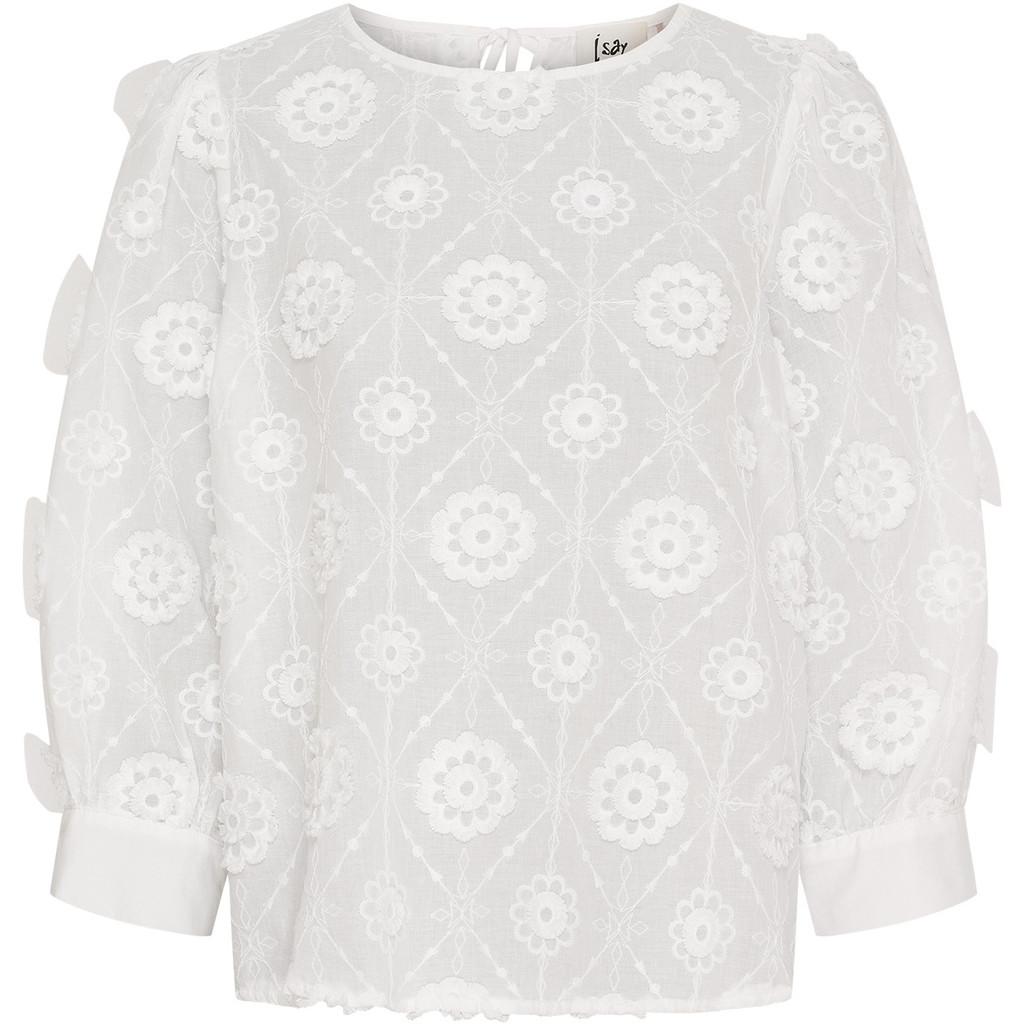 isay maggi blouse blus spets fest bomull 57916