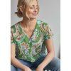 isay lotta top v-neck paisley viskos mönster 57952
