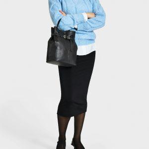 saddler lisen axelremsväska skinn läder 11787