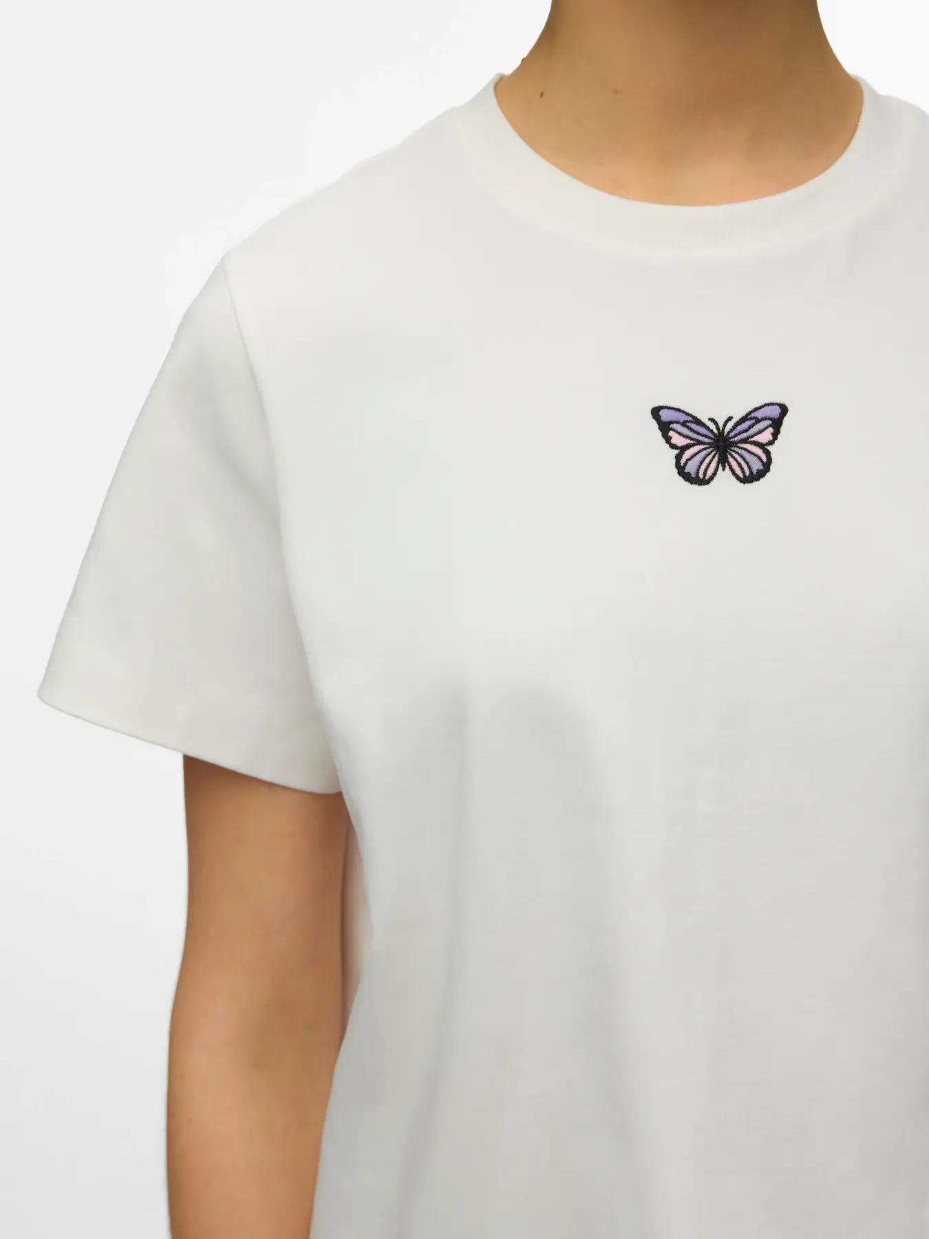 vero moda sara mette top t-shirt bomull tryck kortärm 10311633