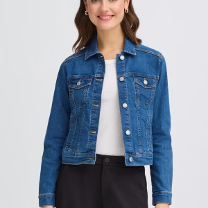 fransa x denima jacka jeansjacka denim kort klassisk 20615240