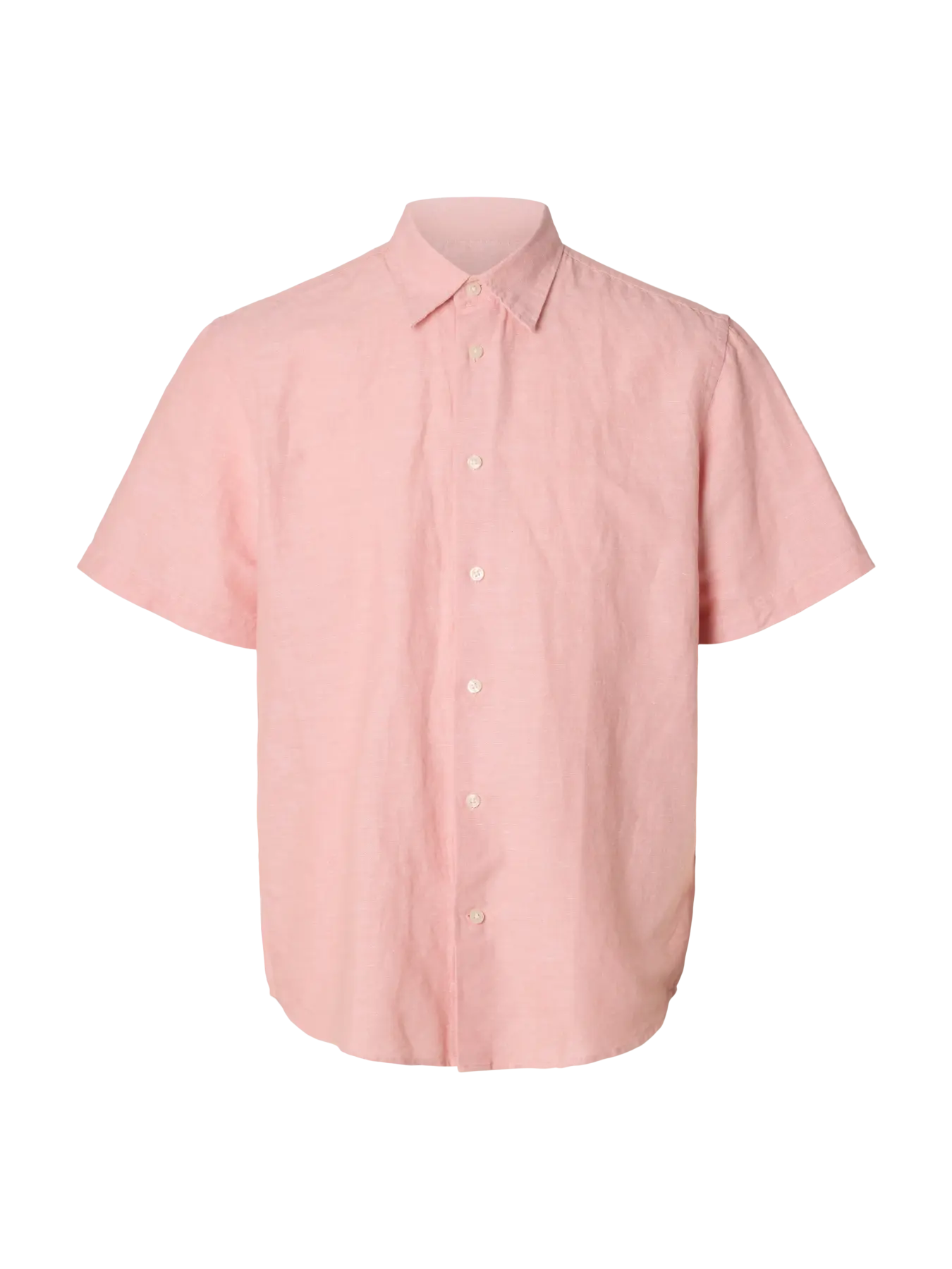 selected man claus clay linenblend shirt skjorta kortärm 16101200