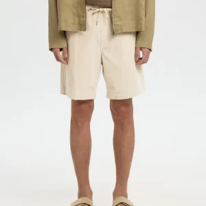 selected man jace corduroy shorts knyt i midjan 16092728