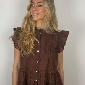 continue audrey blus kortärm spets 15156