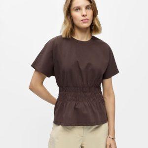 object suna sculpture top lin peplum smock 23049389