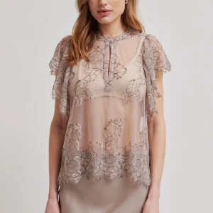 second female savoya lace top blus fest fin 60767