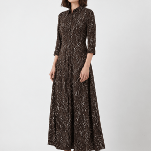 yas savanna long shirt klänning lång randig 26022663