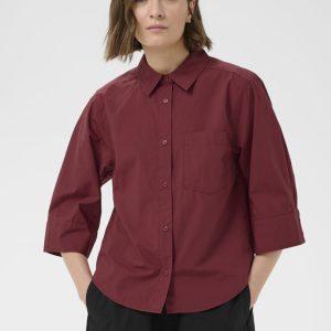 part two botilla skjorta bomull baggy 30310547