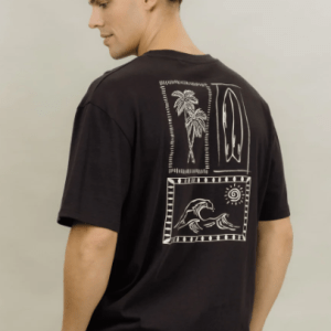 urban pioneers flavio tee logo rygg kortärm bomull 10267