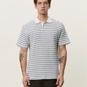 Les Deux Knitted Stripe Polo