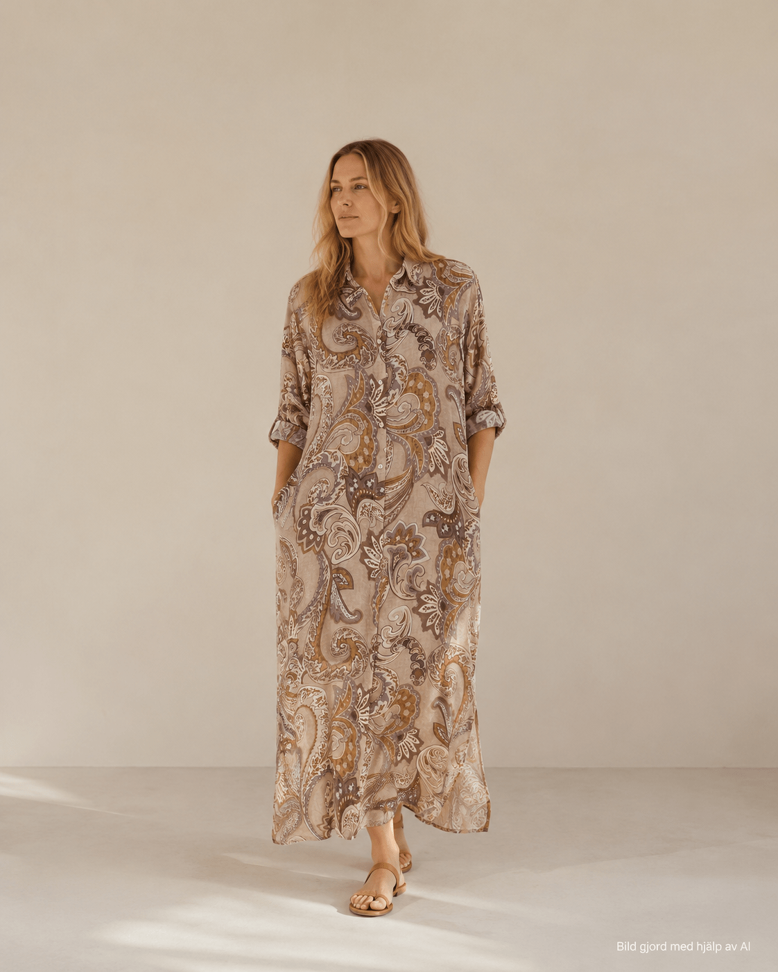 isay lotta shirt dress long viskos 57953