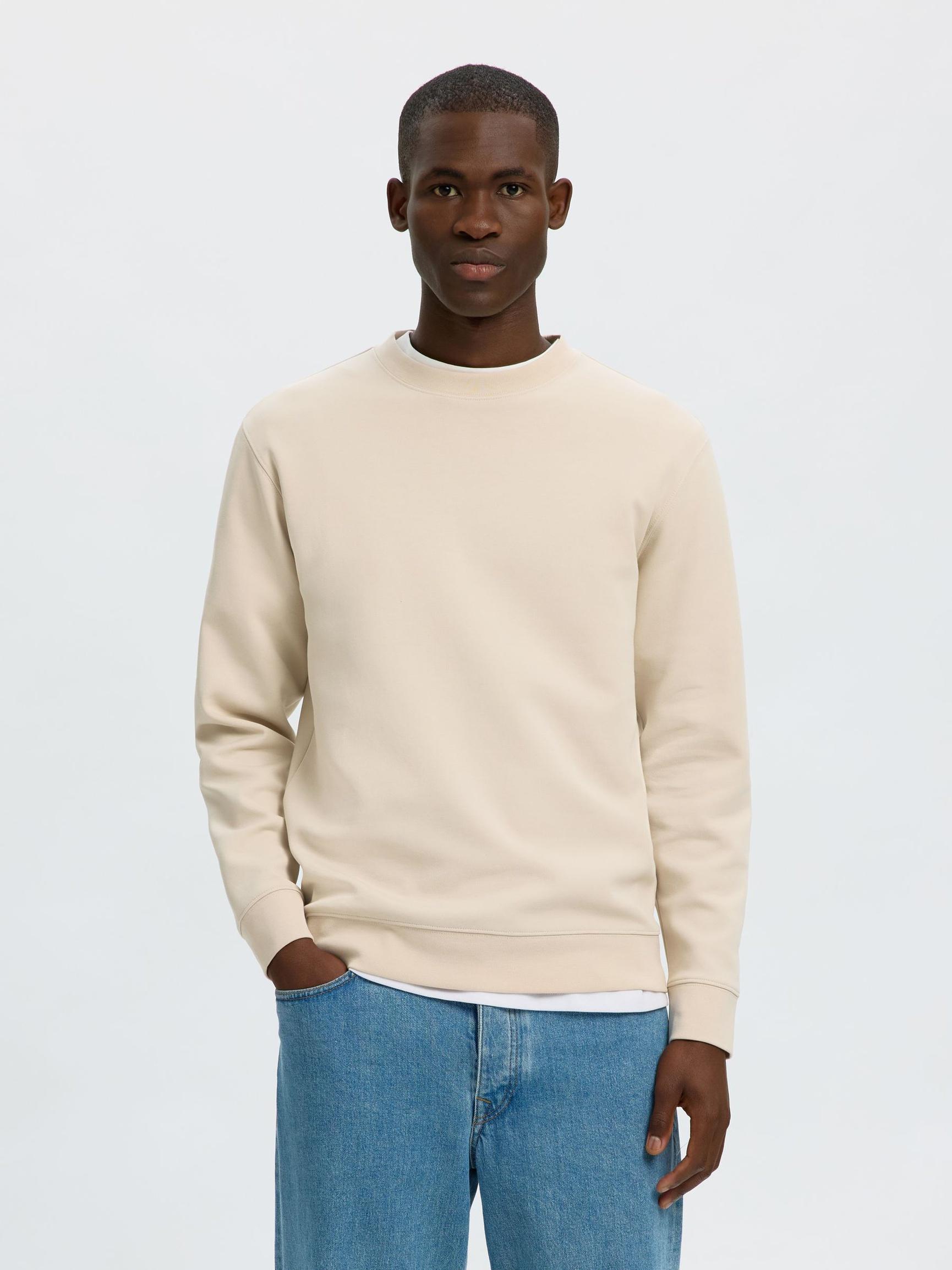 selected man tom soft crew sweat tröja 16102152