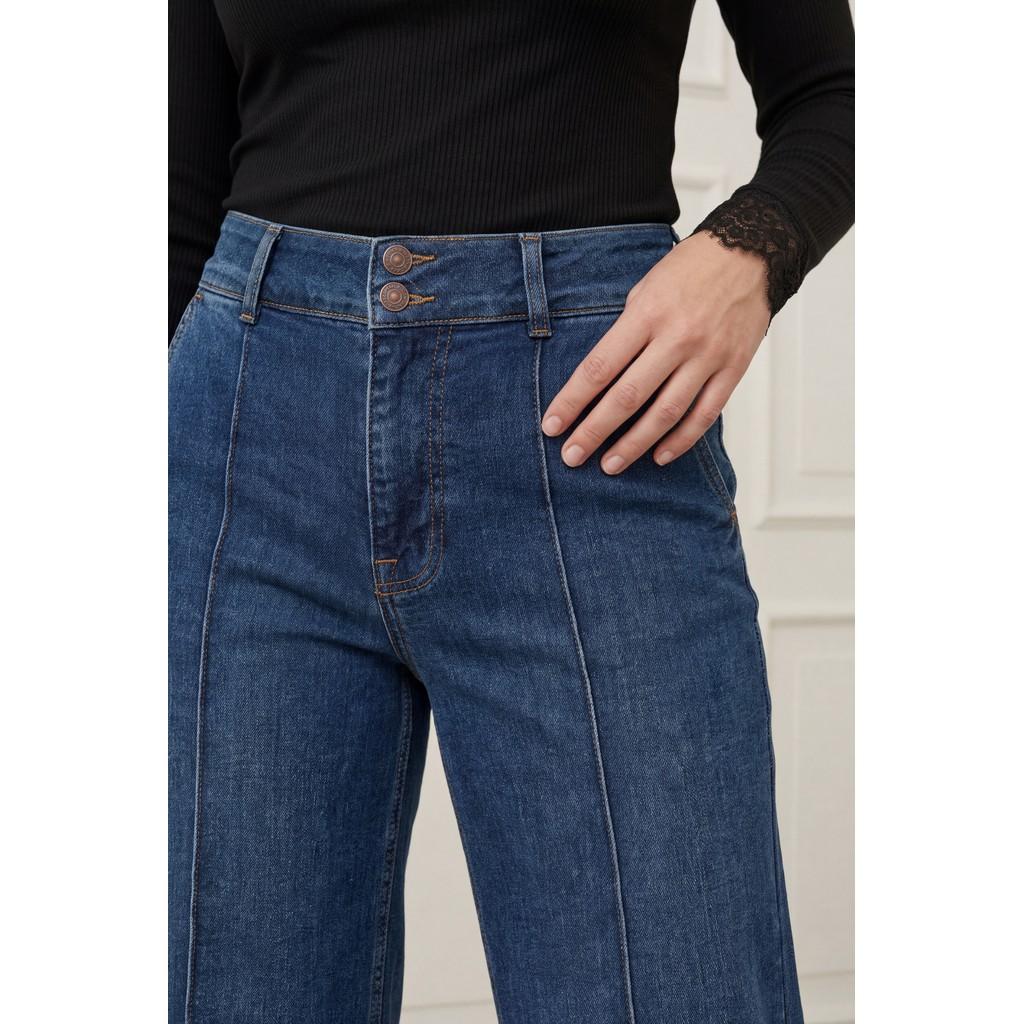 isay bologna jeans söm fram vid rak lång denim 57226