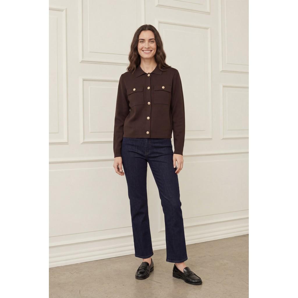 isay jena cardigan krage colar stickad 58006