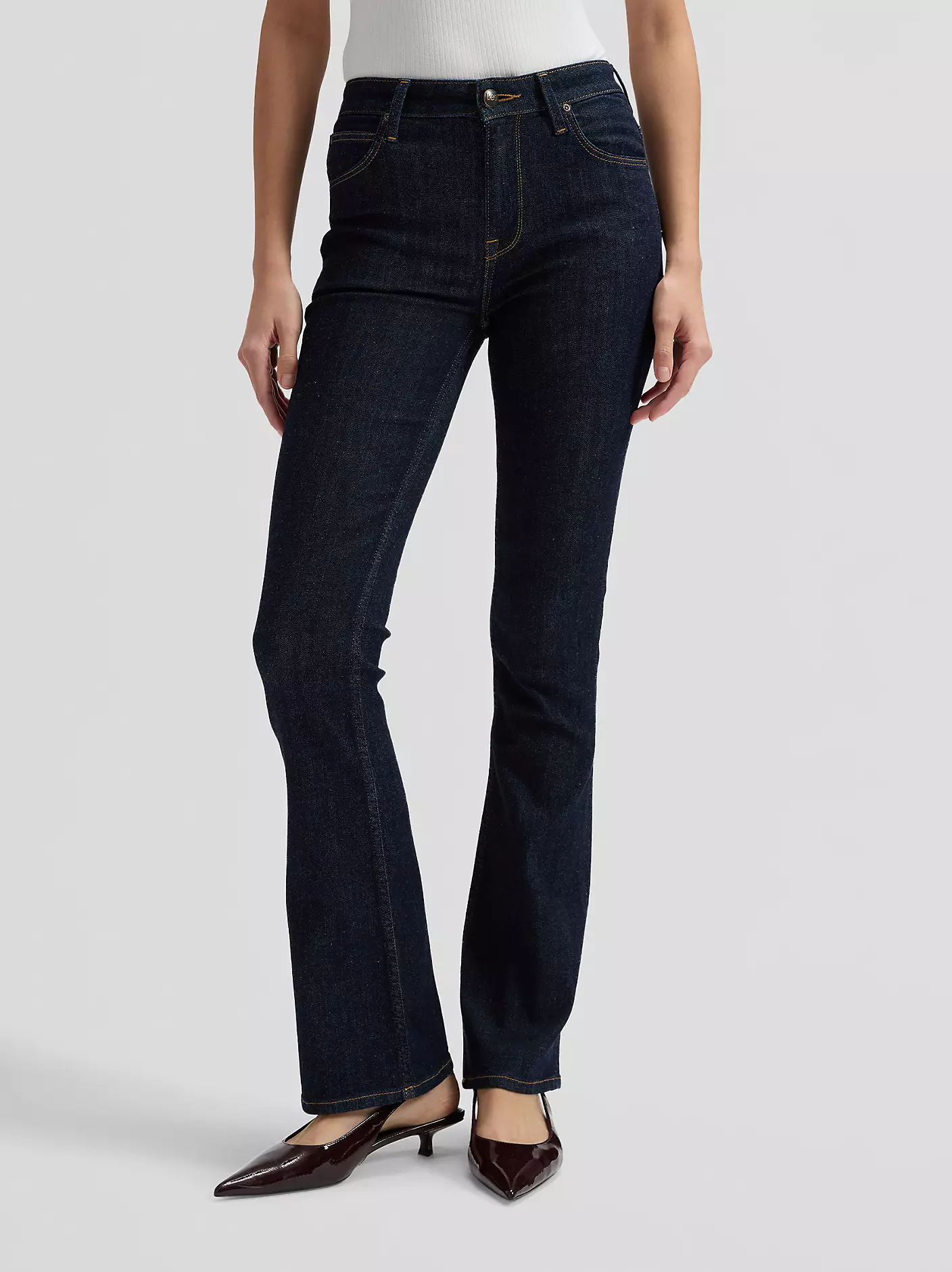 lee jeans breese boot deepest space flared denim 112376484