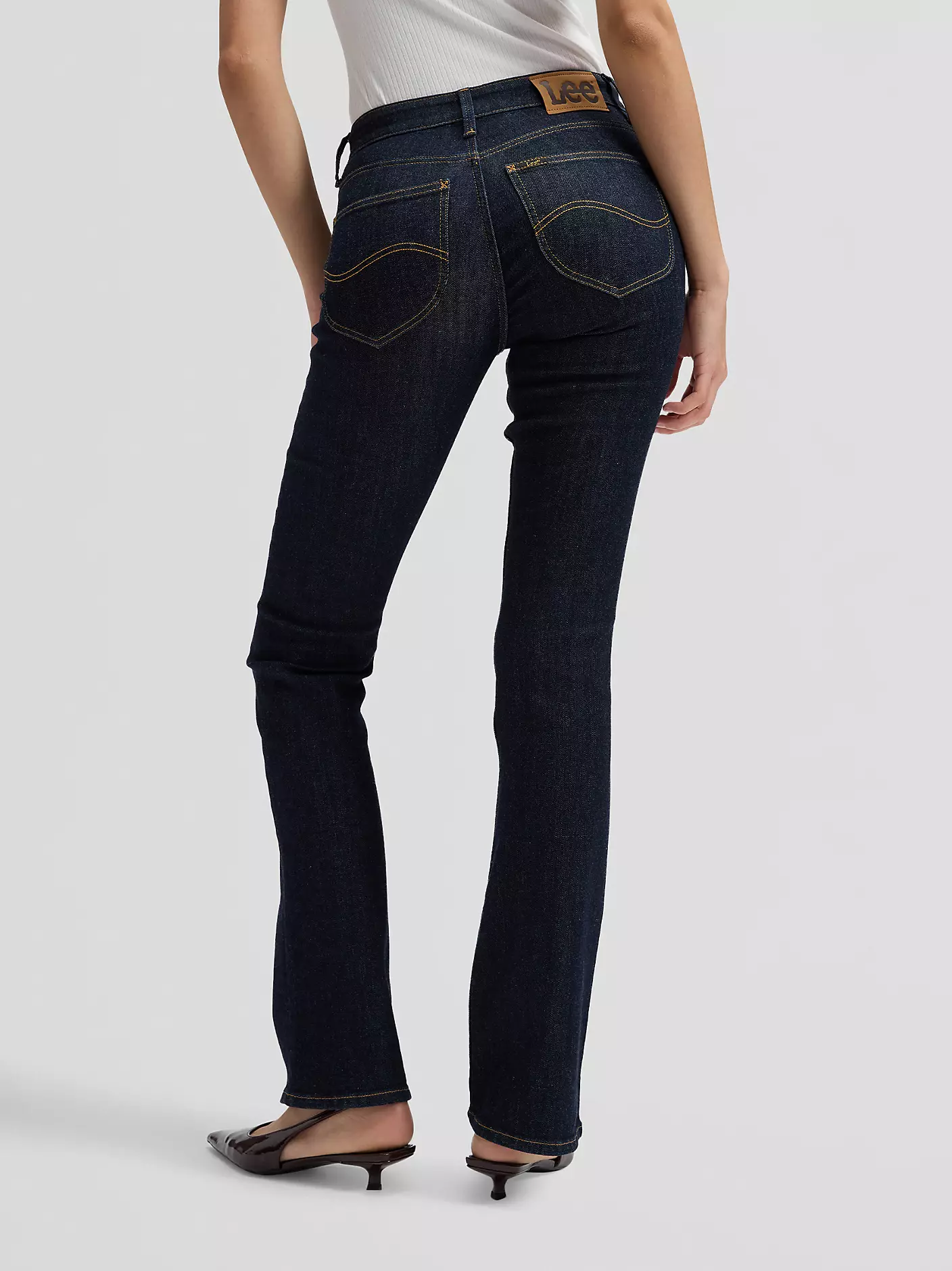 lee jeans breese boot deepest space flared denim 112376484