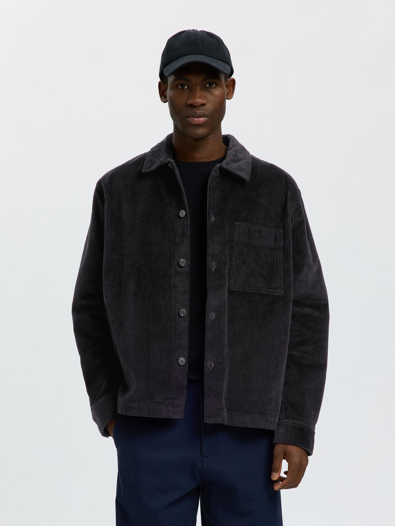 selected man otto-kris overshirt manchester cord 16102234