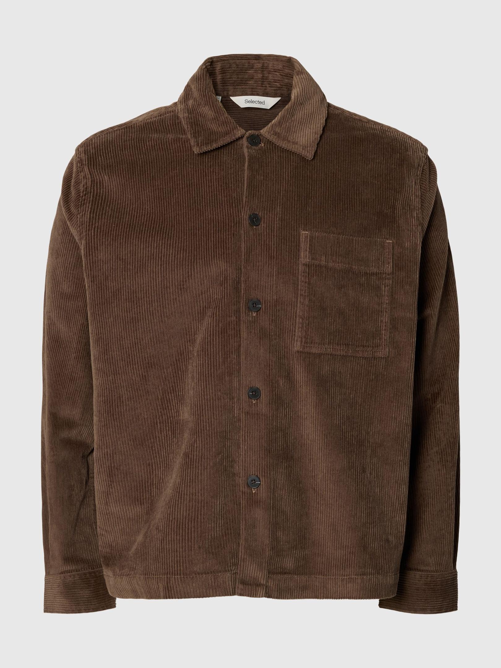 selected man otto-kris overshirt manchester cord 16102234