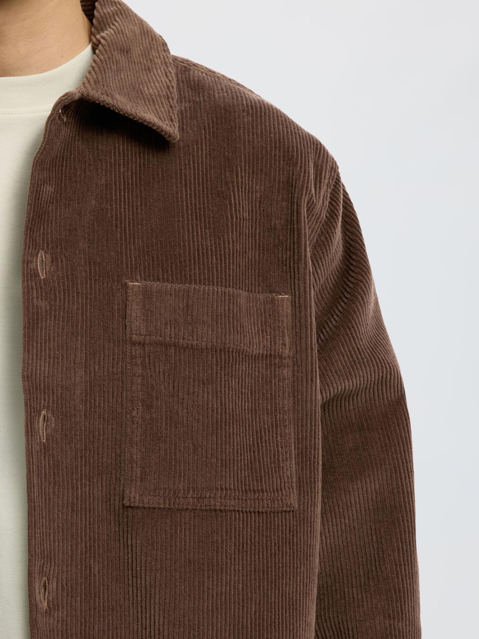 selected man otto-kris overshirt manchester cord 16102234