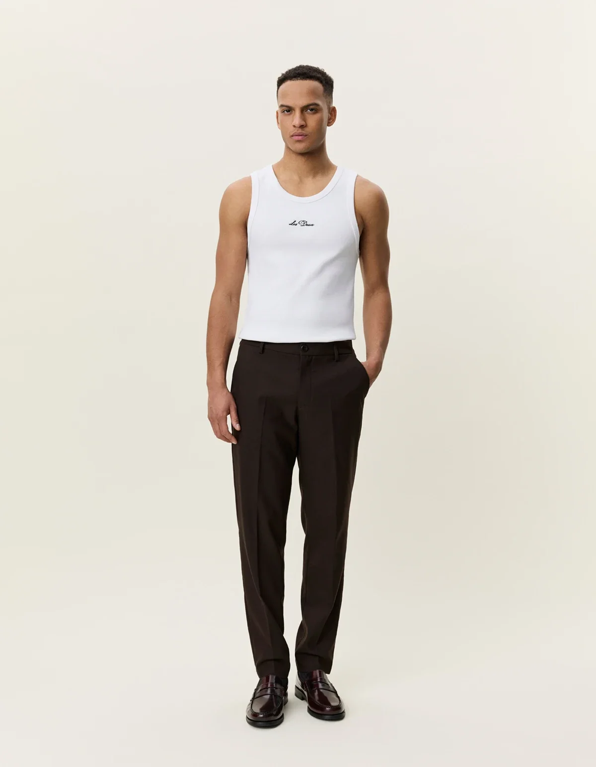 les deux brushed twill pant byxa kostym 1002295