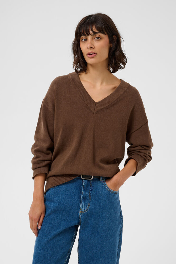 part two tröja charlin v-neck stickad bomull cashmere 30310834