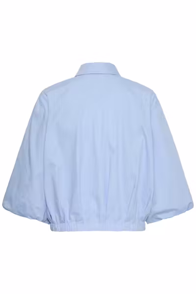 in wear blus skjorta sigga ballong kort bomull 30113432