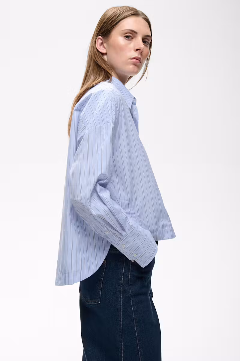in wear dobby stripe skjorta bomull randig 30112804
