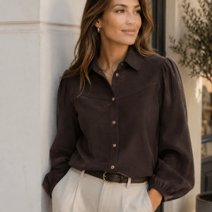 inwear hess skjort skjorta puffärm lyocell 30112802