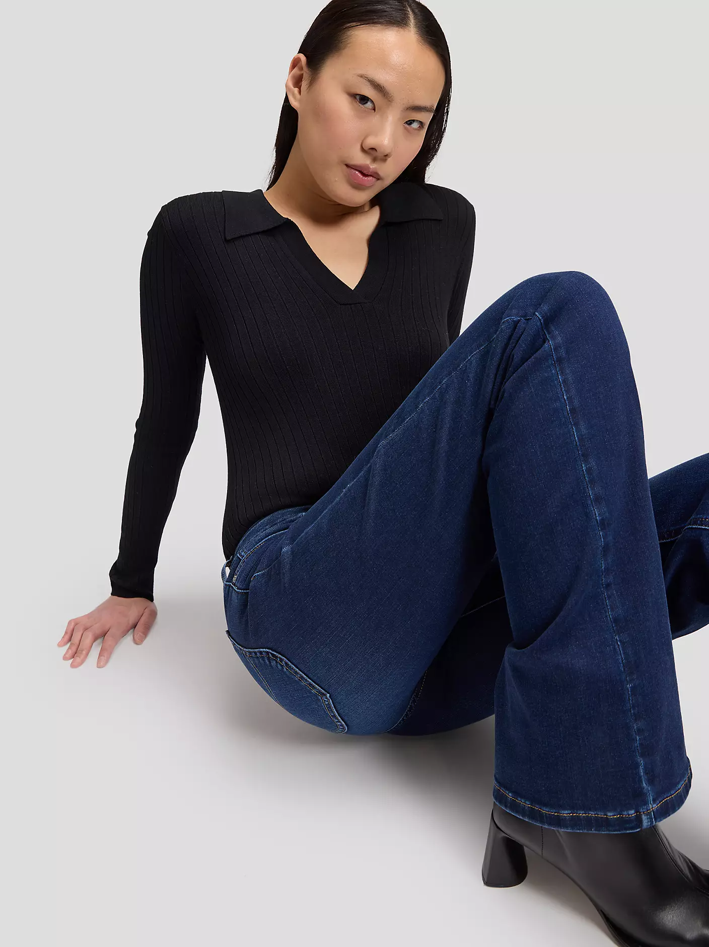 lee jeans lana mid rise bootcyt jeans denim 112385881